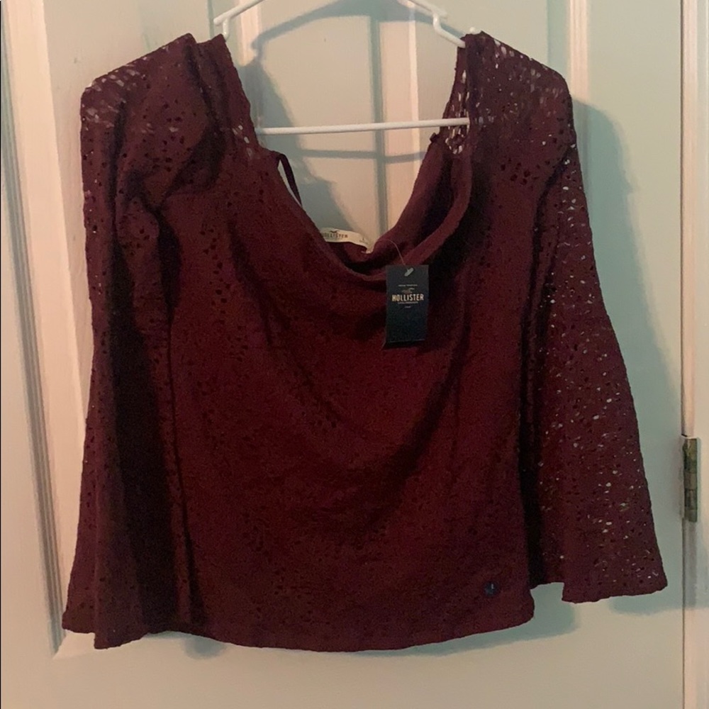 Off the shoulder never worn lace top